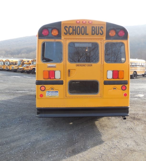 Back of School Bus