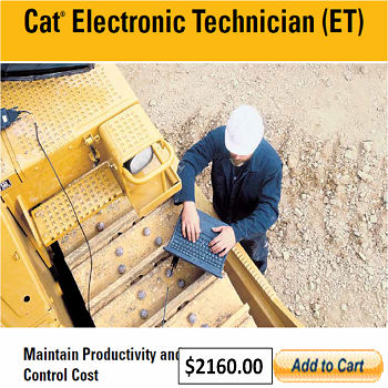 Cat Electronic Technician (ET) Vehicle Diagnostic Screen