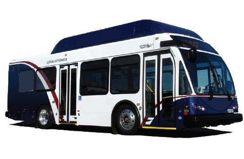 EX Rider II CNG Equipped shuttle bus
