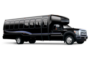 Black Krystal Koach bus