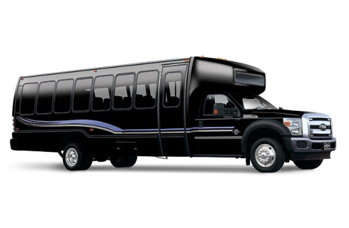 Black Krystal Koach hotel bus