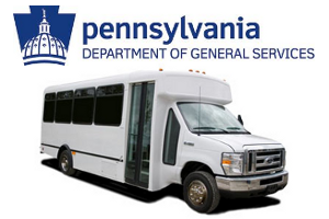 Pennsylvania Department of General Services logo with white bus