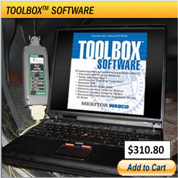 ToolBox Software Vehicle Diagnostic Screen