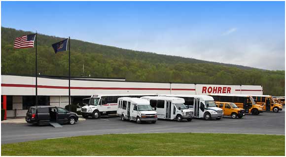 Selection of Buses available from Rohrer bus