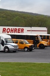 Rohrer bus parking lot