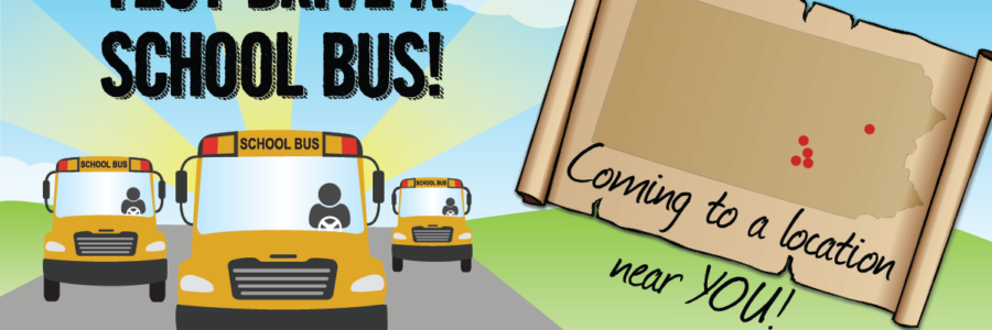 Test drive a school bus! Coming to a location near you