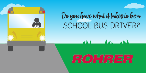 Do you have what it takes to be a school bus driver?