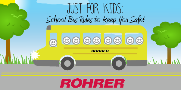 Just for kids: school bus rules to keep you safe!