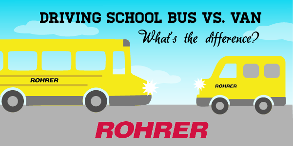 Driving Bus or Van: What are the Differences?
