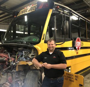 Rohrer Bus Trainer Cody Barrick Named Platinum STAR by Thomas Built Buses