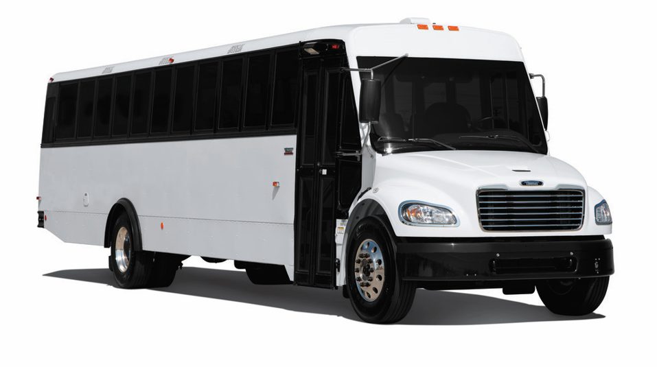 White bus