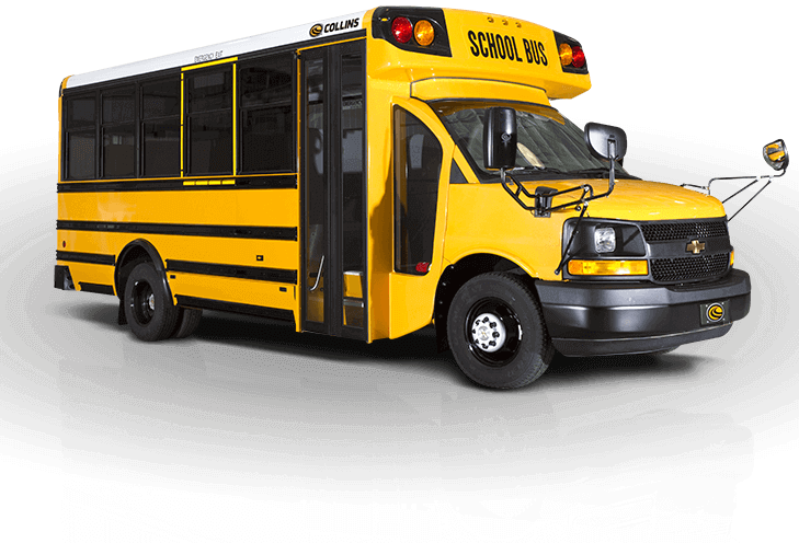 short yellow school bus